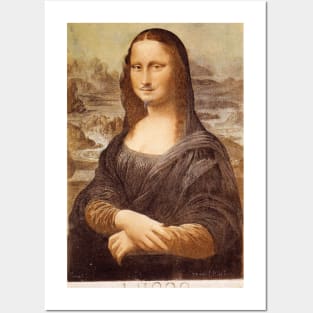 L.H.O.O.Q. - Mona Lisa with Mustache (1919) by Marcel Duchamp Posters and Art